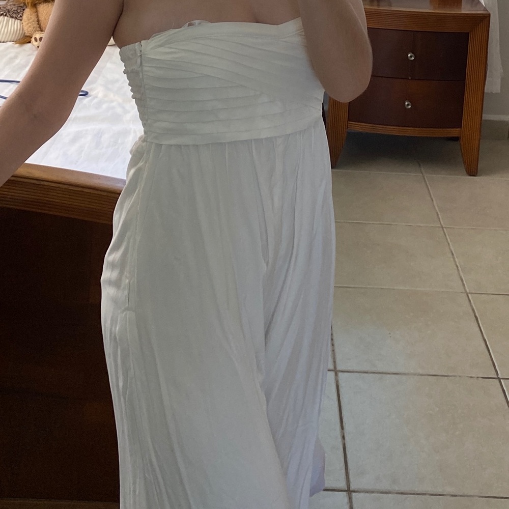 White boutique jumpsuit